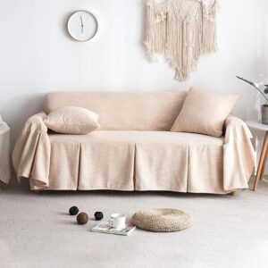 Beige Linen Cover for a sofa
