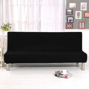 Black Cover for a futon sofa bed
