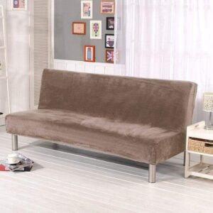 Brown Velvet Cover for a futon sofa bed
