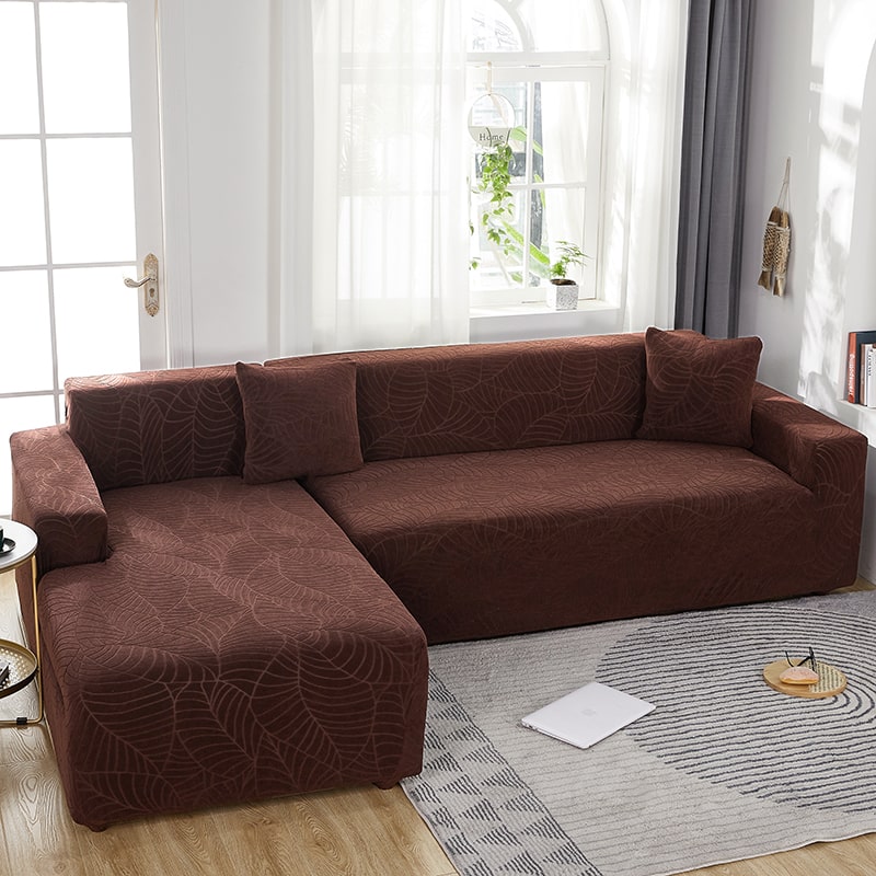 Brown Waterproof Cover for a L-shaped sectional sofa 3 Brown Waterproof Cover for a L-shaped sectional sofa - Image 3