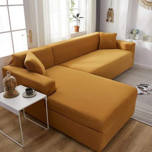 Camel Cover for a L-shaped sectional sofa 1 Camel Cover for a L-shaped sectional sofa