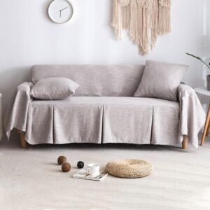 Gray Linen Cover for a sofa
