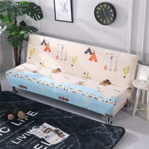 Linen Herlinda Cover for a futon sofa bed