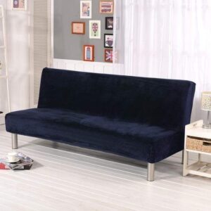 Navy Velvet Cover for a futon sofa bed