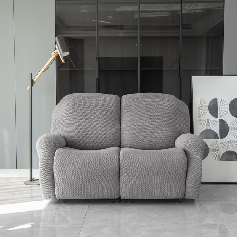 Recliner Gray Microfiber Cover for a sofa 2 Recliner Gray Microfiber Cover for a sofa - Image 2