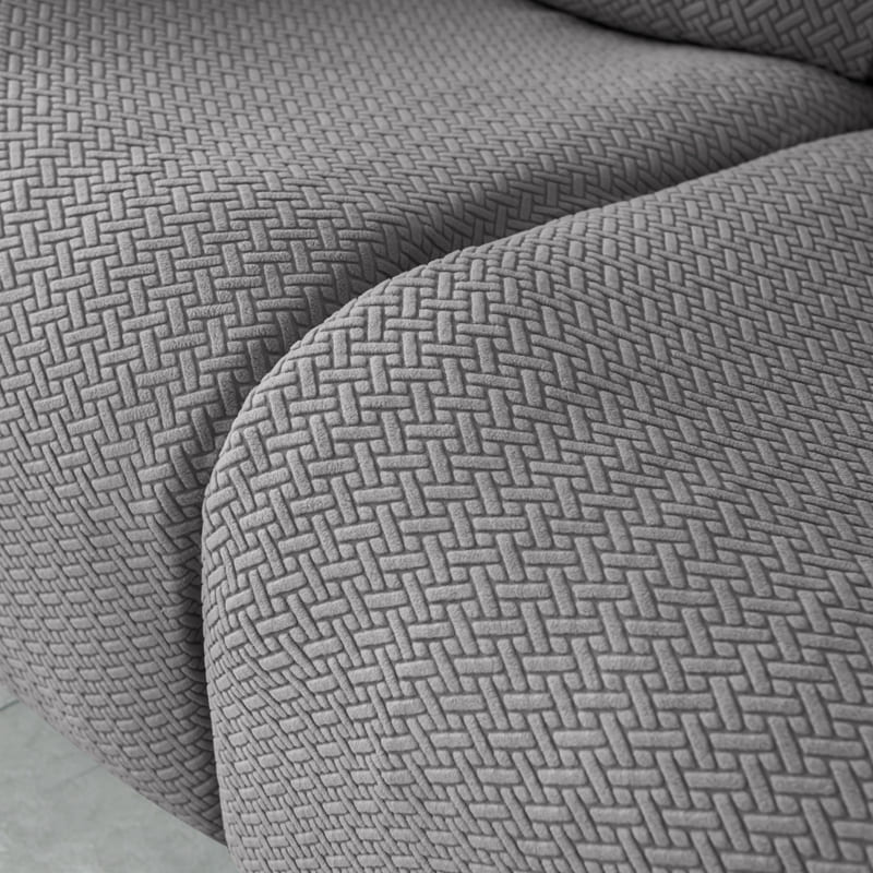 Recliner Gray Microfiber Cover for a sofa 3 Recliner Gray Microfiber Cover for a sofa - Image 3