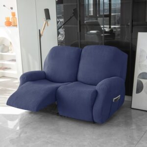 Recliner Navy Microfiber Cover for a sofa