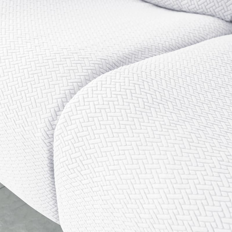 Recliner White Microfiber Cover for a sofa 3 Recliner White Microfiber Cover for a sofa - Image 3