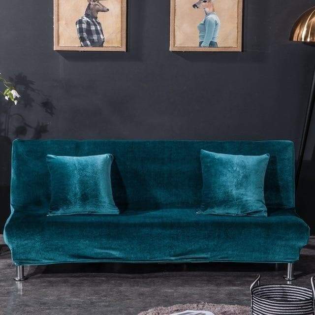 Teal Cover for a futon sofa bed 1 Teal Cover for a futon sofa bed