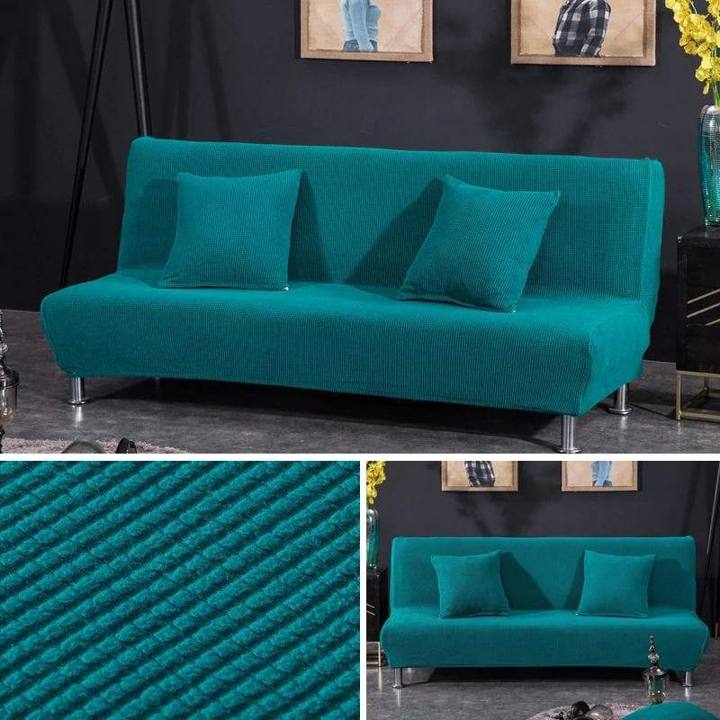 Teal Cover for a futon sofa bed 3 Teal Cover for a futon sofa bed - Image 3