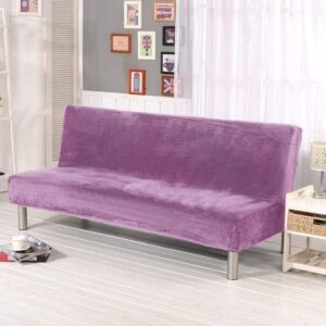 Velvet Amethyst Cover for a futon sofa bed