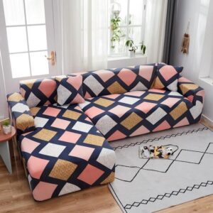 Glenda Cover for a L-shaped sectional sofa